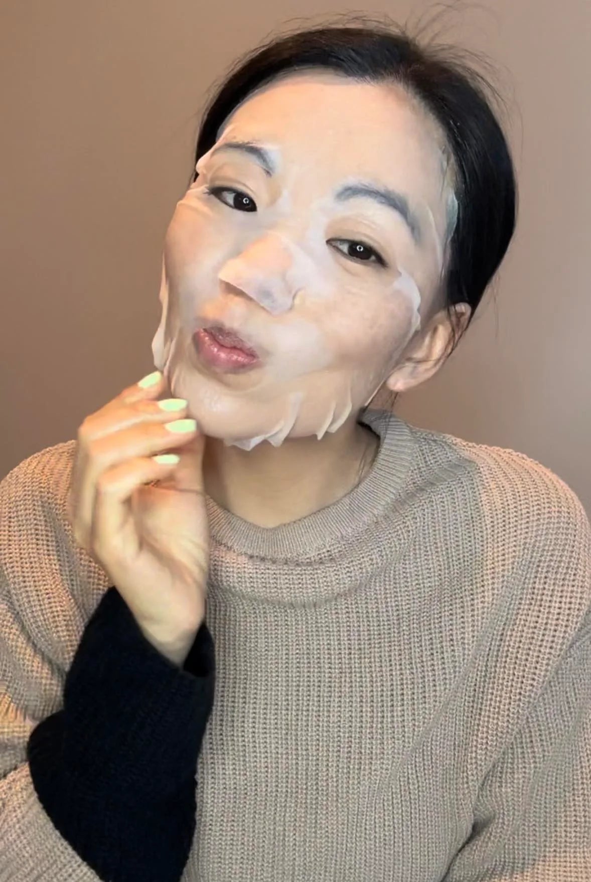 Fuktighetsgivende og beroligende ansiktsmaske, med aloe vera- Fit Your Skin