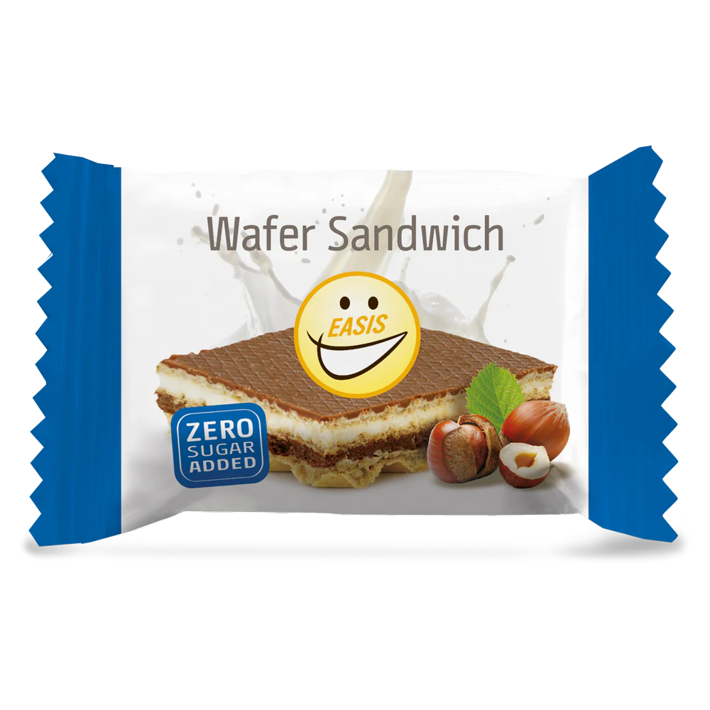 EASIS Wafer Sandwich - sprø kjeks med krem og uten tilsatt sukker