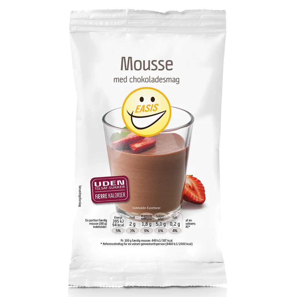 EASIS Sjokolademousse - sukkerfri nytelse med rik sjokoladesmak