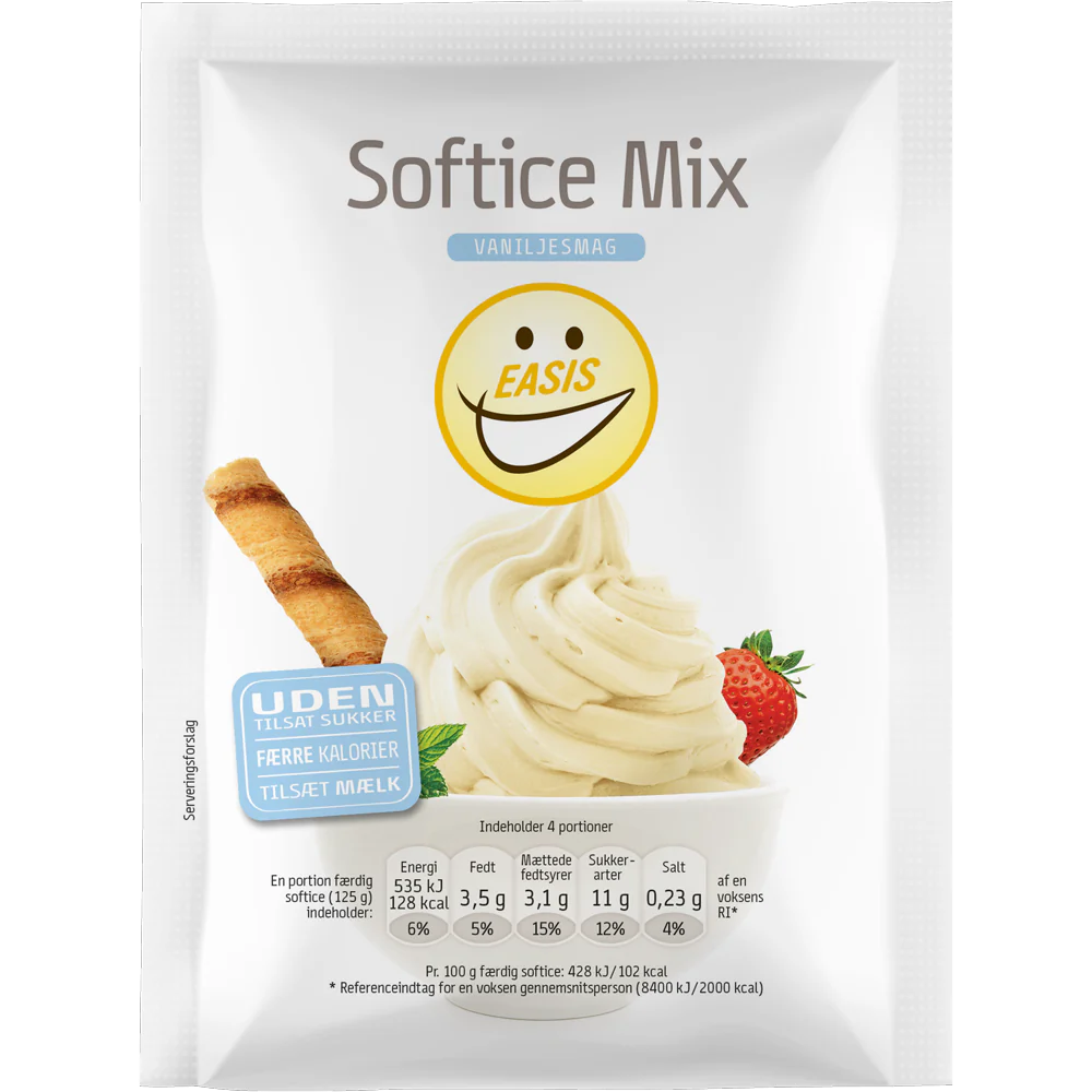 EASIS Softice mix- sukkerfri softis du lager selv