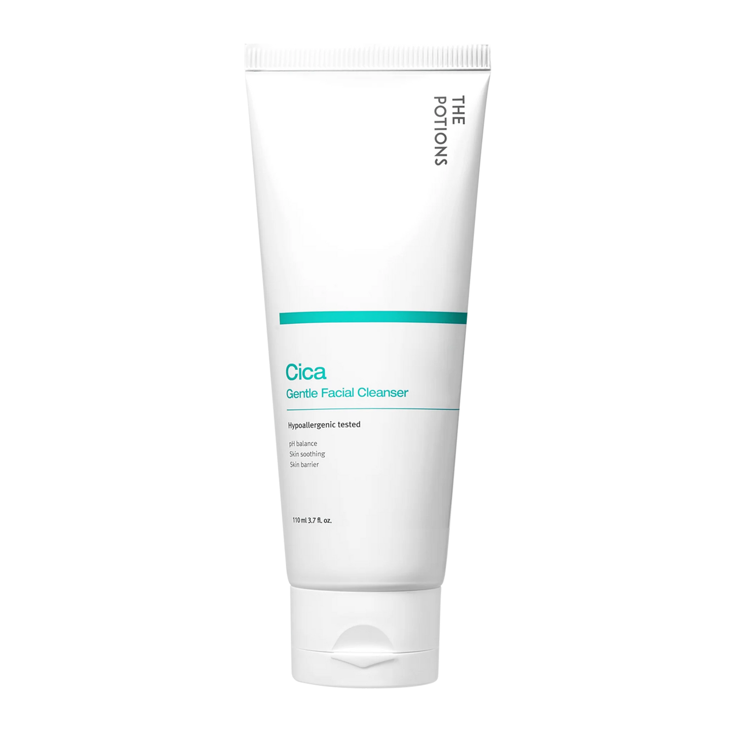 The Potions Cica Gentle Facial Cleanser - Skånsom ansiktsrens for sensitiv hud (110 ml)