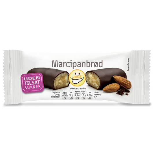 EASIS Marsipanbrød - sukkerfri marsipan med sjokoladetrekk