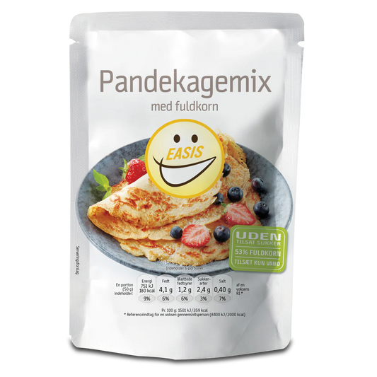 EASIS Pannekakemiks med fullkorn - helt uten tilsatt sukker