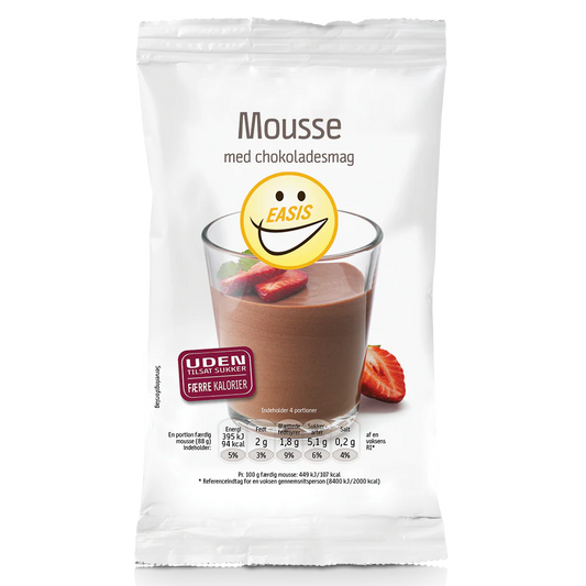 EASIS Sjokolademousse - sukkerfri nytelse med rik sjokoladesmak