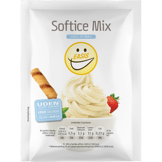 EASIS Softice mix- sukkerfri softis du lager selv